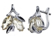 Серьги, серебро 925, топаз 003 01 21sk-00036 2010 г инфо 9036y.
