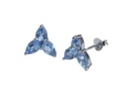 Серьги, серебро 925, швейцарск топаз 004 01 21-02575 2010 г инфо 9042y.