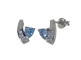 Серьги, серебро 925, циркон,швейцарск топаз 004 01 21sk-00233 2010 г инфо 9050y.