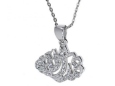Подвеска, серебро 925, циркон 012 05 21-01576 2010 г инфо 9152y.