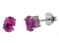 Серьги, серебро 925, рубин синт 002 01 21-03078 2010 г инфо 9383y.
