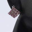 Серьги, серебро 925, кристалл Сваровски 001 01 21-01769 2009 г инфо 9488y.