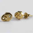 Серьги, серебро 925, циркон 001 01 21-01476 2010 г инфо 9491y.