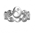 Кольцо из серебра с бриллиантами Hot diamonds dr080 2009 г инфо 9718y.