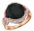 Кольцо с бриллиантом и сапфиром CR05-32635-55-R 2009 г инфо 2221o.
