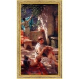 У водоема (Г И Семирадский), 24 см x 40 см 2010 г ; Упаковка: Багетная рама, целлофановая упаковка инфо 3773r.